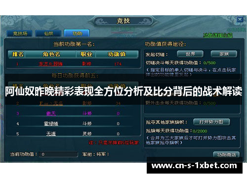 阿仙奴昨晚精彩表现全方位分析及比分背后的战术解读